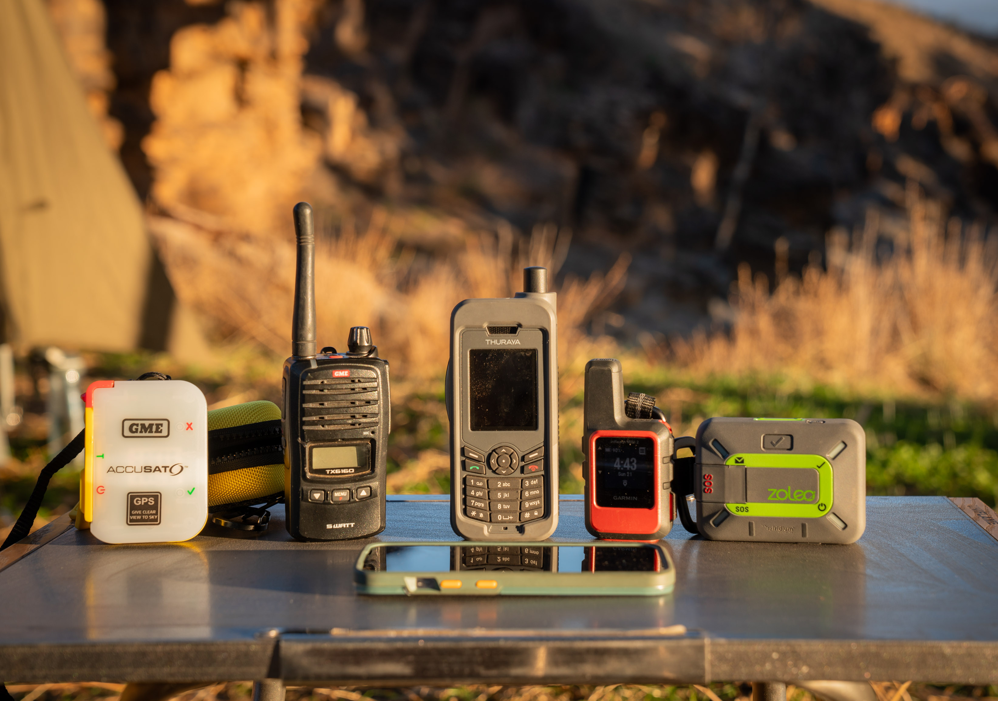 Walkie talkies and GPS devices