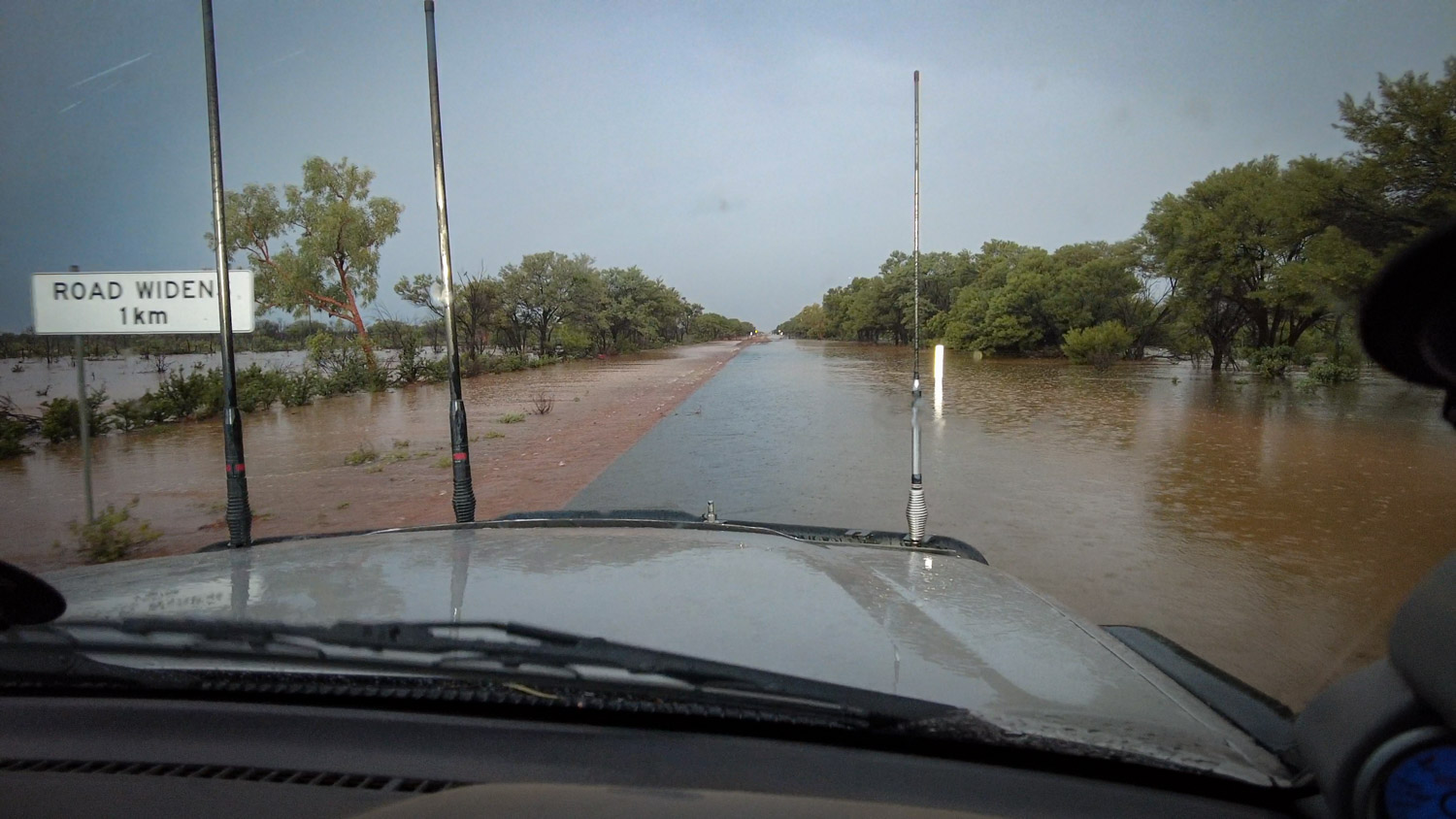 Caught in the floods